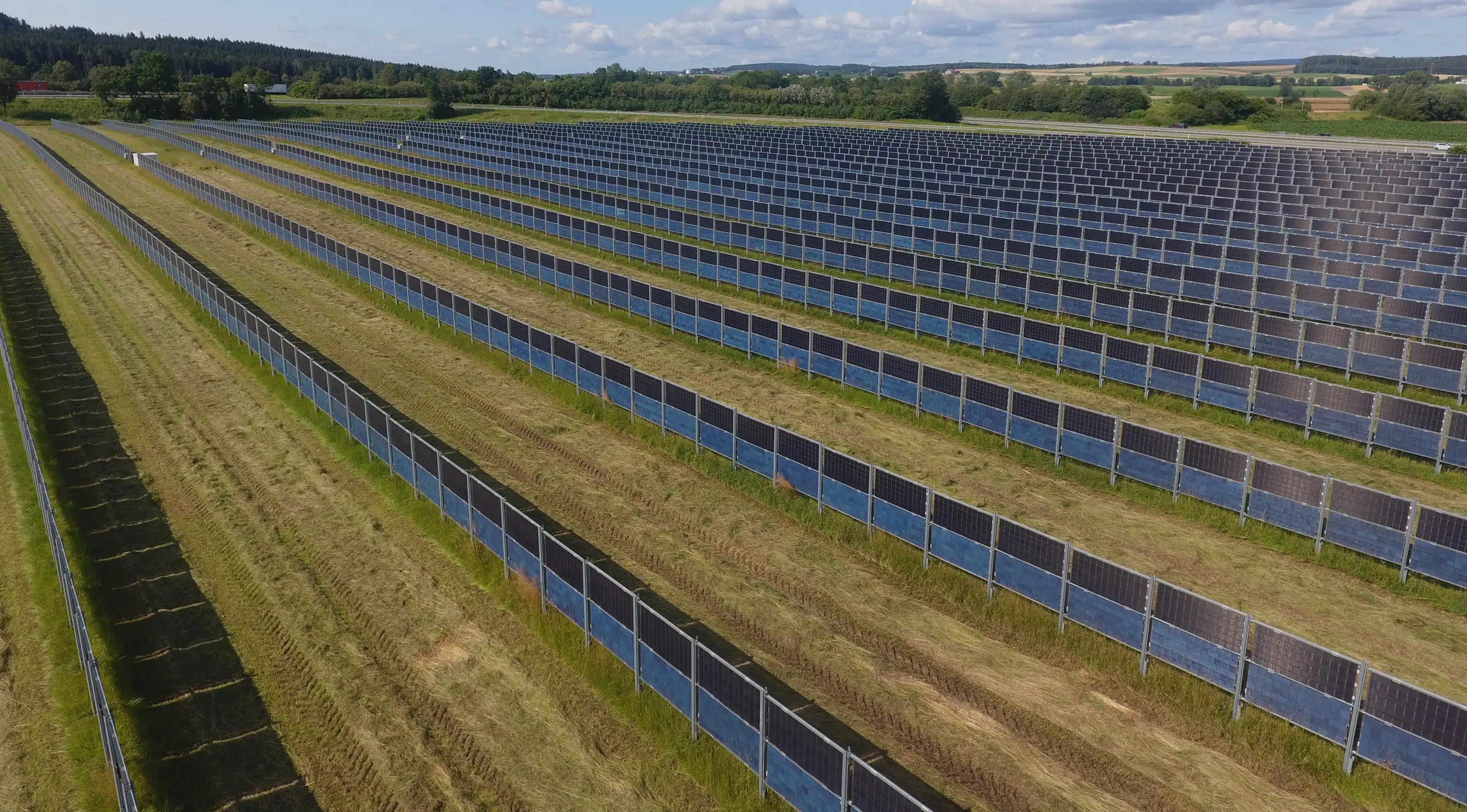 vertikale Agri-PV-Anlage – Solarzaun